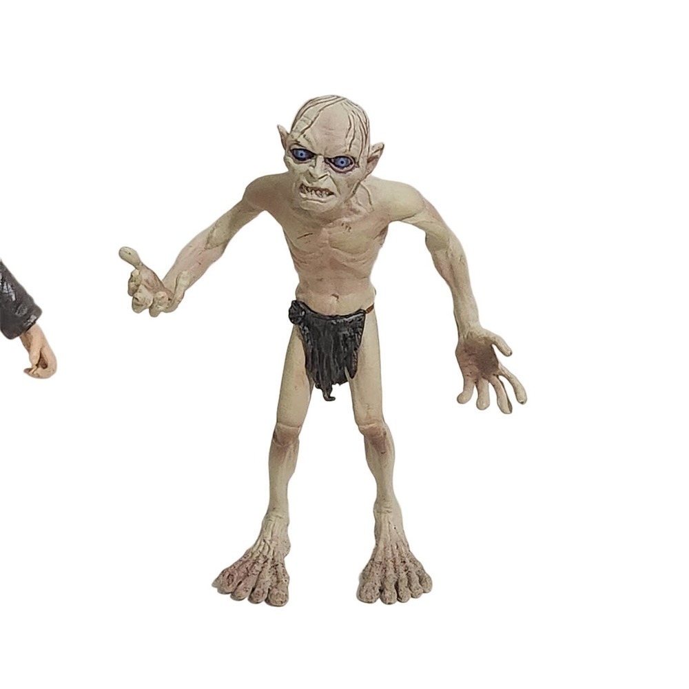 Toy Biz Marvel Lord Of The Rings 3 Piece Lot Cloaked Pippin Gollum Rohan 2003 - Picture 4 of 16